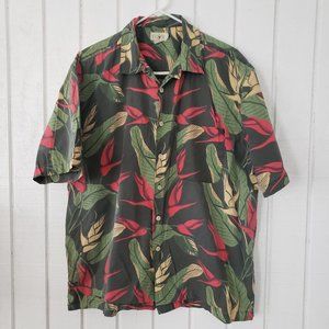 J. Crew Hawaiian Button Up Shirt - Med